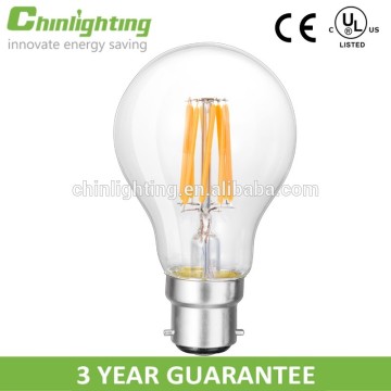 6w cob LED filament bulbs 6w LED Residential light led filament lights 240 volts