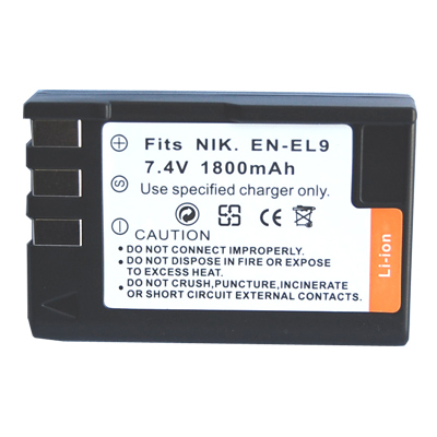 7.4v 1000mAh En-El9 EN EL9 battery for nikon camera Nikon XD40 D40x D60