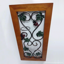 Metal Wooden Two Cups Wall Art Decor