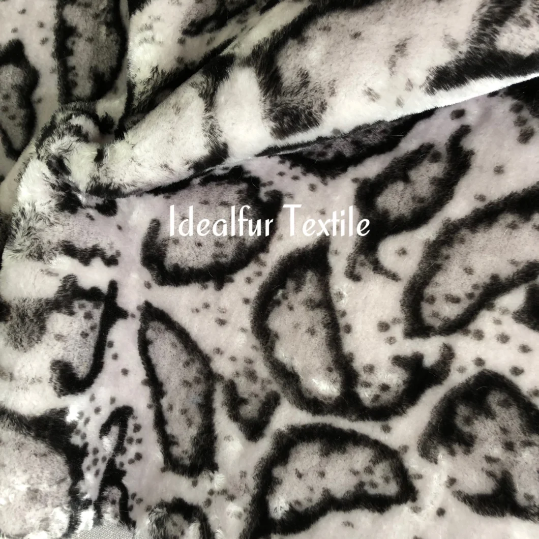 Printing Short Pile Faux Animal Fur/Synthetic Fur