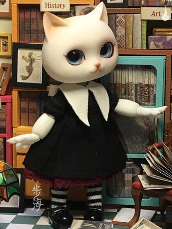 BJD Lenore Gothic Lolita OP Cat 12cm Doll