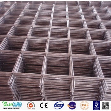 2x2 PVC / panel de malla de alambre soldado galvanizado