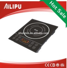 Tempering glass stainless steel ring colourful glass 2200W induction cooker induction heater