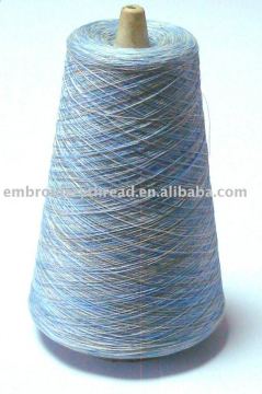 Mercerized knitting yarn