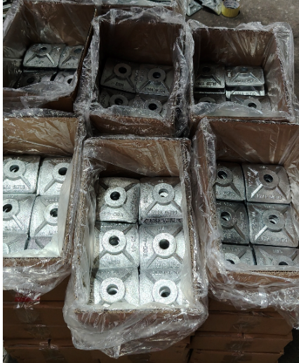 Užitková tyč Heavy Duty Litinová zakřivená čtvercová podložka z tvárné litiny