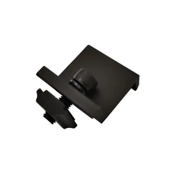 Black Solar Clamps for Aluminum Rooftop PV Mounting Racking System