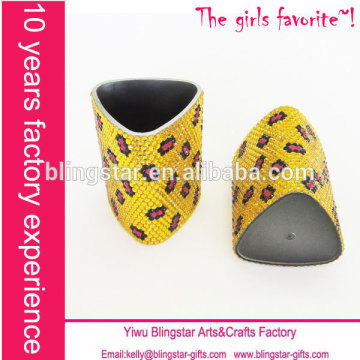 bling bling plastic pen holder