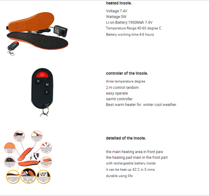 Electric Heated Insoles