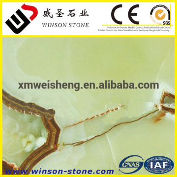 ming Medium Green marble onyx mosaic tile for coffee table