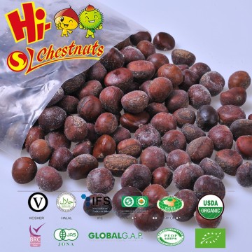Frozen roasted inshelled chestnut for sale