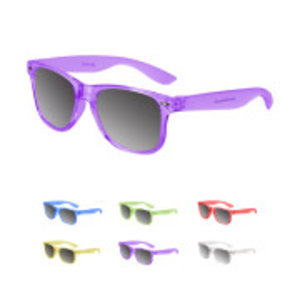 Transparent Frame Malibu Sunglasses