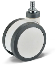 Total Brake Caster,TPR caster with plastic