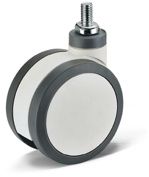 Total Brake Caster,TPR caster with plastic