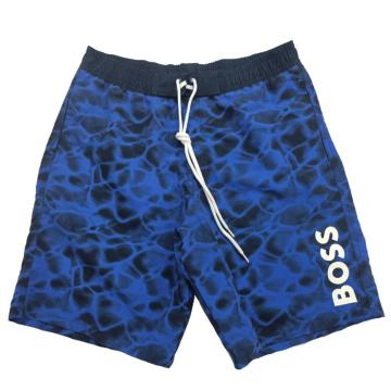 Surf Drawstring Contrast Boy&#39;s Swim Shorts