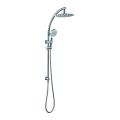 Dual Function Shower Fixture Combo System Chrome Finished