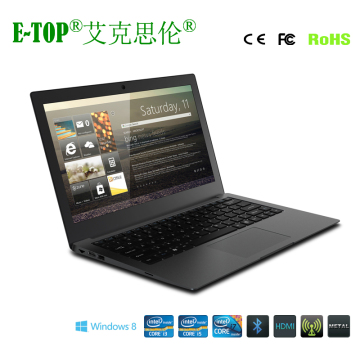 13.3" Ultra Thin Laptops I5 CPU, HDD 320g, RAM 2g Notebook PC