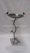 Antique Metal Bird Bath for Garden Decoration