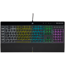 USB Wired Gaming Keyboard 104 Keys LED RGB Backlit Rainbow for PC Computer Laptop