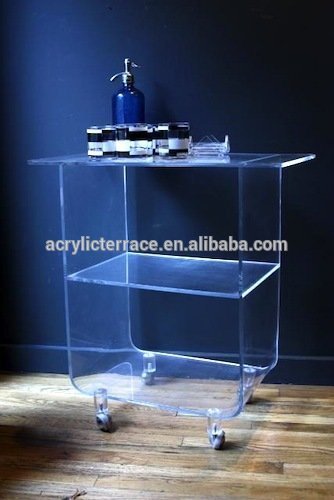 Plexiglass Occasional Tables With casters