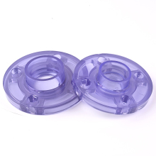 Clear PVC Flange Socket DIN PN16