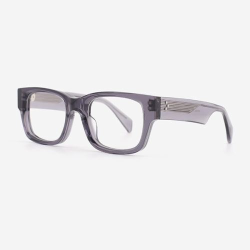 Rectangle Thick Acetate Unisex Optical Frames 23A3101