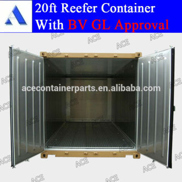 Brand new 20' refrigerator container with BV GL approval