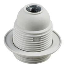 White E27 Plastic Lamp Bases LED Bulb Clip Panel Mounting