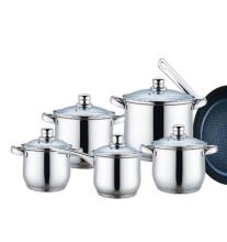 Cook Pots with Black Non-stick Frypan