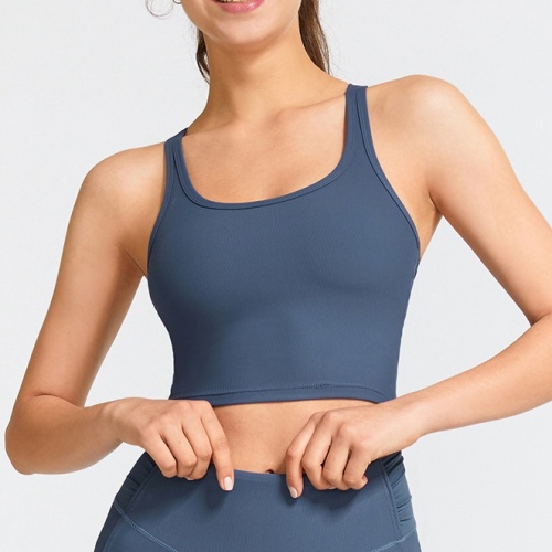 Sportliche Damen Tanktops mit integriertem BH