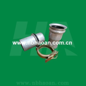 Galvanized Carbon Steel Vacuum Travis Coupling / Dewatering Coupling