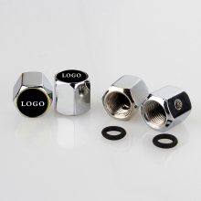 Auto Universal Silver Anti-Theft Valve Cap