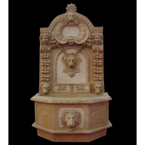 Lavabo di pietra intagliato