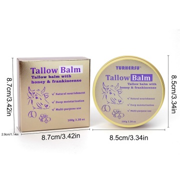 YURHERSU Whipped Tallow Balm - Organic Beef Tallow Skincare for Face and Body