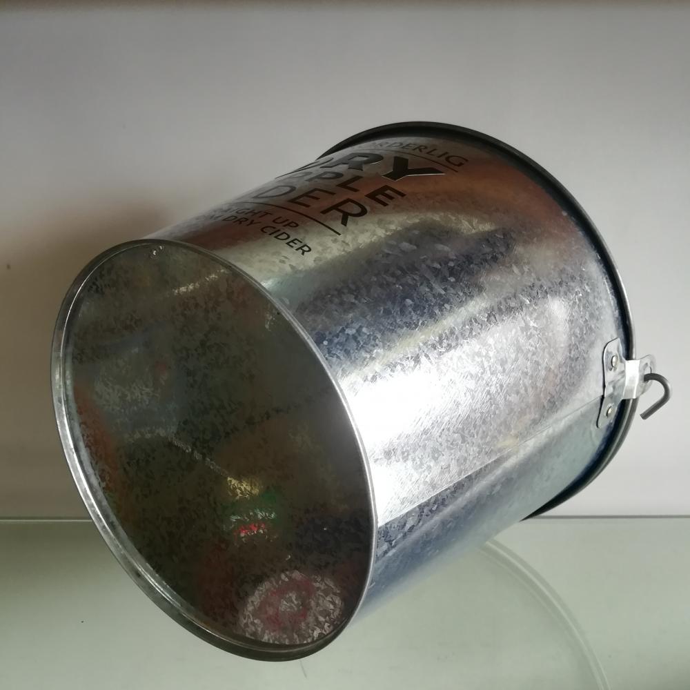 galvanized ice bucket