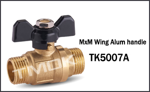 TMOK1 inch 1'' ball valve with locking handle lockable brass ball valve magnetic lock key meter ball valve