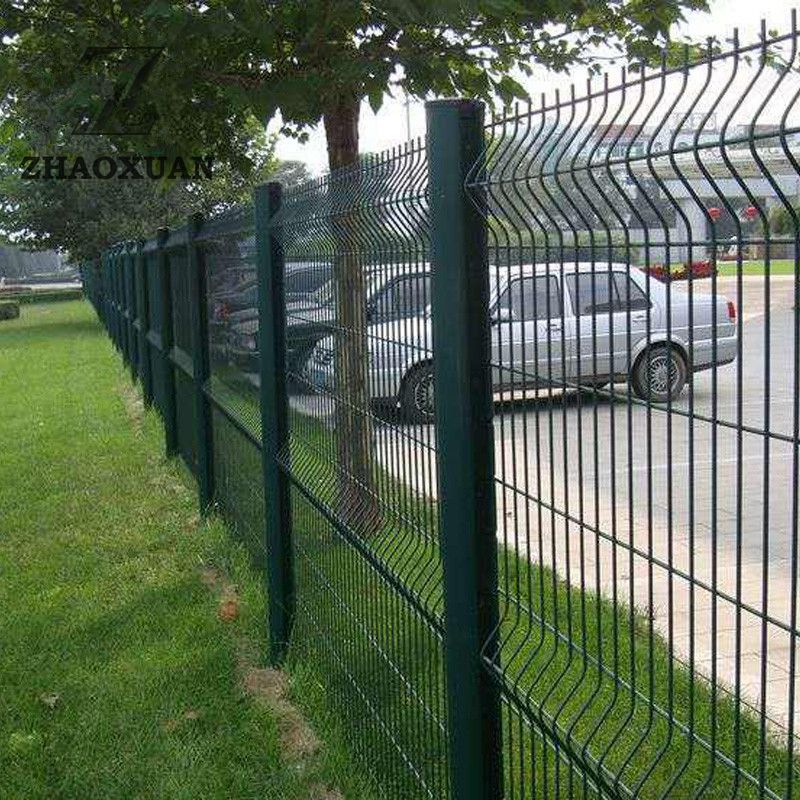 Τιμές χονδρικής PVC Coated Galvanized Highway 3D Curved Wire Mesh Fence Garden Fence Panel