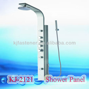 High Quality waterfall thermostatic shower panel