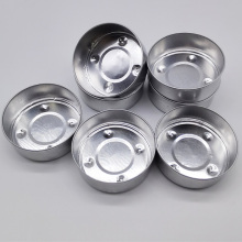 Rolled edge aluminum empty tealight Candle cups