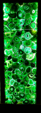 semiprecious stone green agate slab