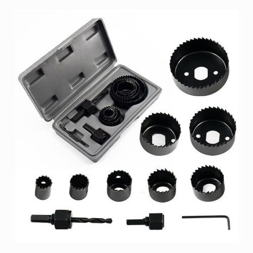 11 datorer HSS Bi-Metal Hole Saw Set