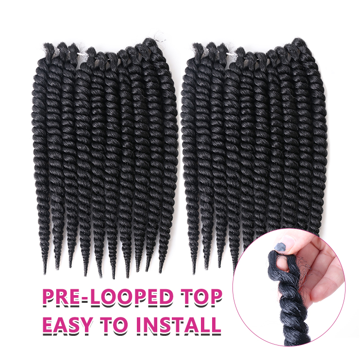 Synthetic Attachment Kid Hair Extension Chignon Pre Stretch Synthetic Crochet Braiding Hair For Kids