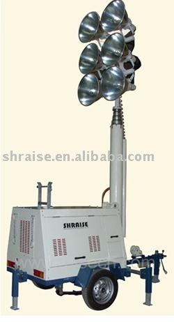 diesel lighting tower RZZM43C-Hydraulic(lighting tower, mobile lighting tower, portable lighting tower)