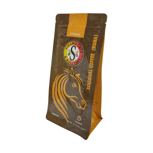 16oz Custom Print Arabica Coffee Pouch Foil Packaging Laukut Kahvipussit Teollisuuden käyttö Ruoka