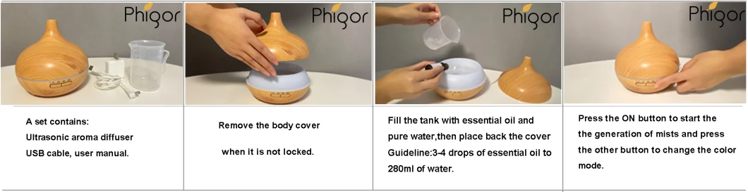 Factory Wholesale Directly Ultrasonic Mist Maker OEM Aroma Diffuser