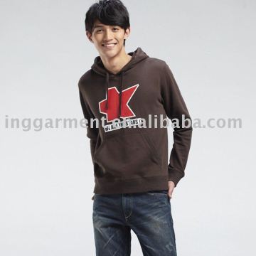 Pullover Fleece Sweatshirt Hoody with Ajustable String