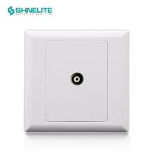 RJ data coaxial socket single pole outlet