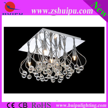 vivid handmade small crystal ball ceiling lamp