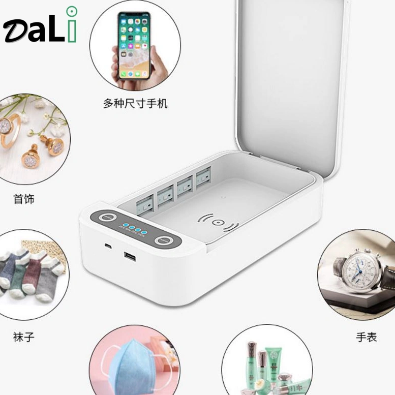 Portable UV Light Smart Phone Sterilizer UV Disinfection Box for Cleaning and Cell Phone Charging