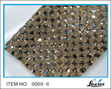 Hotfix Beaded Glass Mesh Rhinestone Sheet Hotfix