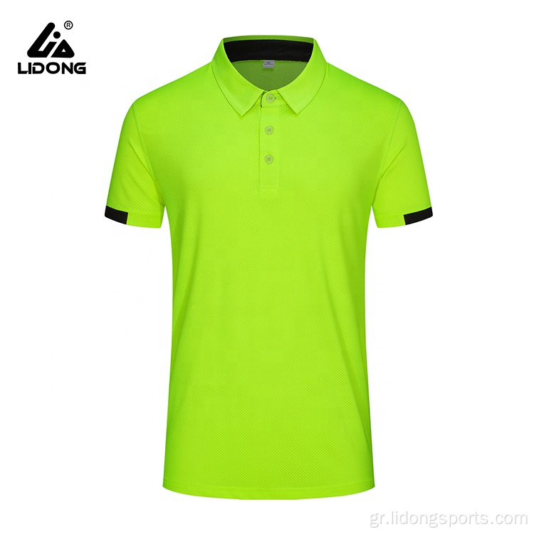 Hot Selling Mens Fashion Short Sleeve Polo πουκάμισο